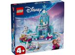 Lego ǀ Disney Frozen La Slitta Di Elsa Intorno Al Palazzo Di Ghiaccio - Giocattolo Con Mini-Doll Anna Ed Elsa, Figura Di Olaf, Binari E Vagone Della Neve - Regalo Per Bambine Dai 4 Anni In Su - 43281