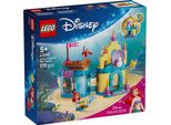 Lego ǀ Il Magico Mini Castello Della Principessa Disney Arielle - Castello Giocattolo De La Sirenetta Con Micro-Doll, Sebastian E Fabius - Regalo Per Bambine Dai 5 Anni In Su - 43285