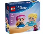Lego ǀ Disney Frozen Le Mini Principesse Anna Ed Elsa - Principessa Giocattolo Con 2 Mini Bambole, Girasoli E Cristallo Di Ghiaccio - Piccolo Regalo Per Bambine Dai 5 Anni In Su E Per Le Fan Di Frozen - 43284