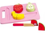 Piede Piccolo Affettare La Frutta Sul Tagliere