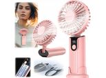 Ventilatore Usb Silenzioso Mini Ventilatore Da Tavolo Portatile 2400Mah Topk K38