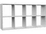 Scaffale A Ripiani Kallax 2X4 – 8 Ripiani Aperti Per Libri E Giocattoli | Bianco Opaco | 147X75X30 Cm