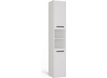Moderno Mobile Da Bagno 30 Cm – Libreria Postal Bianca | Colore: Bianco | Dimensioni: 30X30X170 Cm