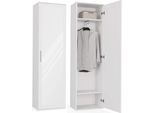 Armadio Con Specchio Duo – Design Moderno, Spazio Funzionale | Colore: Bianco Opaco