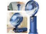 Ventilatore Usb Silenzioso Mini Ventilatore Da Tavolo Portatile 2400Mah Topk K38