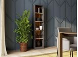 Libreria R40 Dal Design Classico – Ampio Spazio Contenitivo | Colore: Antracite / Rovere Artigianale