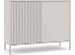 Armadio Kamaro 2D Con 2 Ante – Design Moderno Senza Maniglie | Colore: Cashmere | Dimensioni: 103,5 X 82,5 X 40 Cm