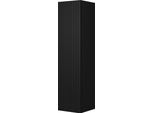 Mobile Da Bagno Sospeso Nicole 140 Cm Con Frontale Scanalato | Nero Opaco | 35X140X35 Cm