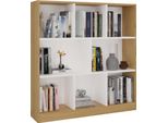 Libreria Aperta Fiesta 8P – Design Scandinavo Moderno | Colore: Rovere Artigianale E Bianco
