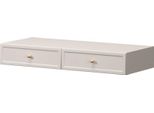 Tavolo Da Trucco Sospeso Lorini Con 2 Cassetti – Moderno E Minimalista | Colore: Cashmere | Dimensioni: 100X15X41