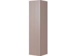 Colonna Sospesa Nicole 140 Cm Con Frontale Scanalato - Mobili Da Bagno | Colore: Rosa Antico
