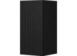 Nicole Armadio Da Bagno Sospeso 70 Cm – Push-To-Open Nero Opaco | Colore: Nero Opaco | Dimensioni: 35X70X35 Cm
