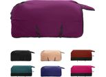 Vidaxl Coperta Per Cavalli Verde Scuro E Nero 75 Cm Poliestere