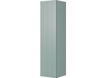 Mobile Da Bagno Sospeso Nicole 140 Cm Con Frontale Scanalato | Colore: Salvia | Dimensioni: 35X140X35 Cm