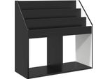 Syfax™ Libreria Per Bambini Nero 72,5 X 29,5 X 69 Cm Legno Multistrato