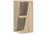 Vidaxl Scaffale Laterale Sonoma-Eiche 33 X 32 X 70,5 Cm Materiale Ligneo