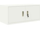 Vidaxl Armadio Contenitore Bianco 90 X 40 X 40 Cm Acciaio Laminato A Freddo