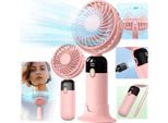 Ventilatore Usb Mini Ventilatore Da Tavolo Silenzioso Topk K70 Rosa