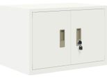 Vidaxl Armadio Contenitore Bianco 60 X 40 X 40 Cm Acciaio Laminato A Freddo