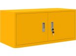 Syfax™ Armadio Giallo Senape 90 X 40 X 40 Cm Acciaio