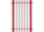Geschirrtuch Stuco "Gestreift", Rot (Weiß, Rot), B:50Cm L:70Cm, 100% Baumwolle, GeschirrtüCher, Geschirrtuch