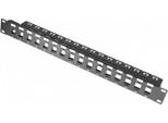 Rack Per 16 Prese Di Connessione Keystone, 48,30 Cm (19"), Nero Ral 9005 Per L'installazione Di Un Pannello Patch Con Un Massimo Di 16 Porte (258151)"