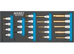 Hazet 163-571/22 Set Di Chiavi A Bussola Cacciavite ∙ Squadra Cava 3/8 Di Pollice (10 Mm) ∙ Profilo Torx® Interno, Profilo Scanalato Interno Xzn, Profilo Esagonale Interno ∙ 19 - 36 ∙ Numero Di Utensili: 22
