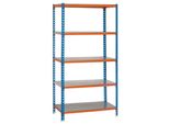 Simonrack Scaffale Per Carichi Pesanti Kit Simonclick Plus 5/500 457100024201055 Arancione, Blu, Zincato 100,0 X 50,0 X 200,0 Cm