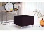 Pouf Elza – Viola Scuro