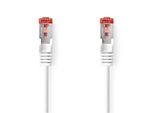 Cavo Di Rete Cat6A | S/Ftp | RJ45 Maschio | RJ45 Maschio | 10,00 M | Rotondo | Lszh | Bianco | Imballato