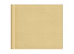 Vidaxl Schermo Privacy Per Balcone Colori Sabbia 90X1000 Cm 100% Poliestere Oxford