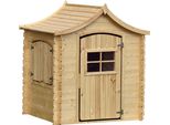 Casetta Legno Per Bambini Con Pavimenti - L112Xl146Xa152Cm/ 1,1M2 - Timbela M550