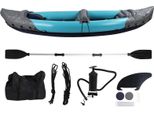 2 Persona Kayak Pieghevole Protezione Solare Portatile Addensato Pvc Canoa Gonfiabile Per La Pesca Rafting Barca Doppia