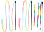 Bacchetta Per Gatti Colorata Per Alleviare La Noia, Divertente Giocattolo Interattivo A Corda Per Gattini 3Pcs