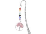 Segnalibro In Metallo Con 7 Chakra, Decorato Con Cristallo Artificiale, Per Insegnanti, Studenti E Come Regalo