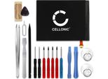 Cellonic, Batteria Per Tablet Compatibile Con Samsung SM-T230 Galaxy Tab 4 7.0, SM-T235 4 (3.8V, 4000Mah) + Set Di Attrezzi