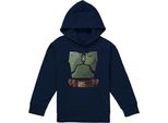 Star Wars - Felpa Con Cappuccio Per Bambini TV23937 (128) (Blu Navy)