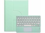 Inf Custodia Magnetica Con Tastiera Bluetooth Verde Menta Per Ipad Air 4/5 10.9""