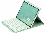 Inf Custodia Magnetica Verde Menta Con Tastiera Bluetooth Per Ipad Air 4/5 10.9 Pollici