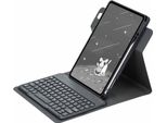 Inf Tastiera Bluetooth Nera Rotonda Con Custodia Magnetica Per Ipad Air 4/5
