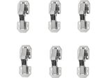 Inf Cerniere Idrauliche A Chiusura Rallentata In Acciaio Inox 10Cm Con Viti - Set Da 6