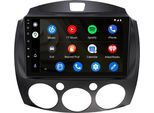 Autoradio Android Da 9 Pollici 128 Gb Per Mazda 2 2007-2013 Carplay Android Auto Navigatore Bluetooth Dab+ Telecamera Posteriore