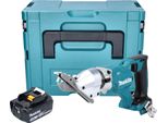 Makita Djs 800 F1J Cesoie Per Fibrocemento A Batteria 18 V Brushless + 1X Batteria 3,0 Ah + Makpac - Senza Caricabatteria