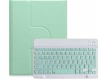 Inf Custodia Magnetica Con Tastiera Bluetooth Verde Menta Per Ipad Air 4/Air 5 10,9 Pollici