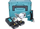 Makita Djs 800 Rgj Cesoie Per Fibrocemento A Batteria 18 V Brushless + 2X Batteria 6,0 Ah + Caricabatteria + Makpac