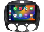 Autoradio Android Da 9 Pollici Con 64 Gb Per Mazda 2 2007-2013 Carplay Android Auto Navigatore Bluetooth Dab+ Telecamera Posteriore