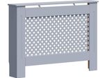 Vidaxl Rivestimento Per Radiatori Antracite 112X19X81,5 Cm Mdf