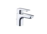 Kludi Pure&Style Mitigeur De Lavabo, Hauteur De Bec 75Mm, Avec Garniture D'éCoulement En MéTal, Ecoplus, 403880575WR4, 403880575WR4