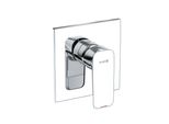 Kludi Pure&Style Mitigeur Monocommandé Encastré Pour Douche, Montage Mural, 28 L/Min, 407550575, 407550575