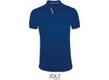 Sols 00574 | Polo Da Uomo Portland - Colore: Ultramarino/Grigio (Tinta Unita) - Taglia: L